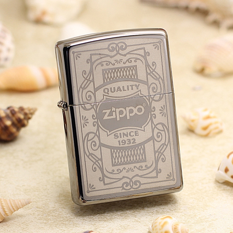 zippo打火机黑冰灯笼带商标LOGO 29425
