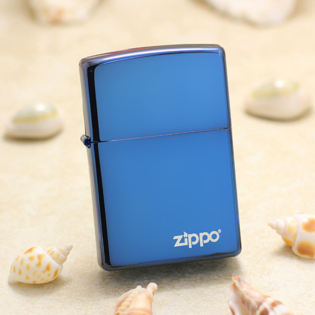 zippoLighter blue ice trademark20446ZL