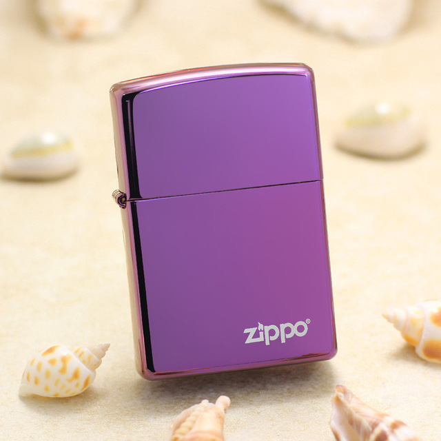 zippo打火机紫色深渊紫冰商标24747ZL