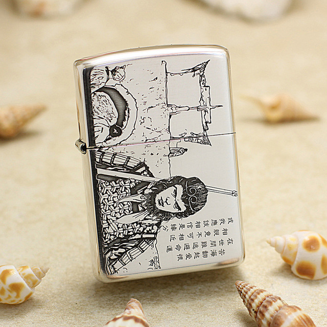 zippolighter15No. Sterling Silver Embossed Sun Wukong's Tales about the Love of Traveling to the West