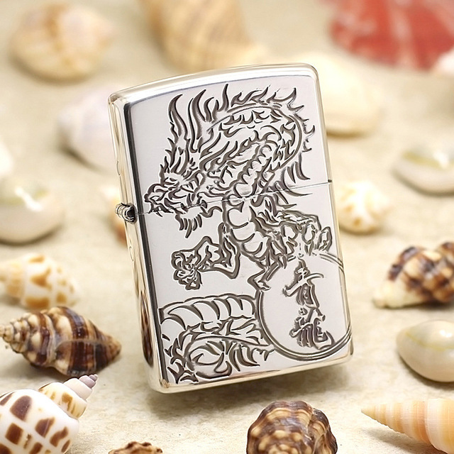 zippoThe lighter animal is the green dragon of the four gods(silvery)ZBT-3-26C