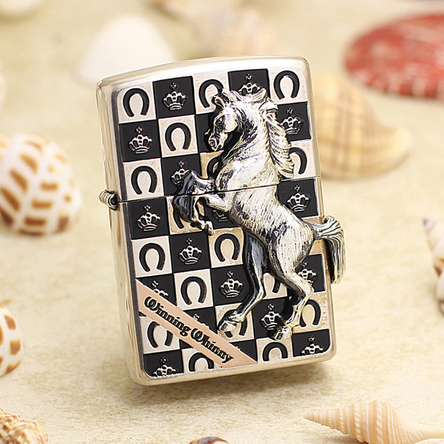 zippoThe lighter animal line was successful immediately(Black and white on silver background)ZBT-5-3D