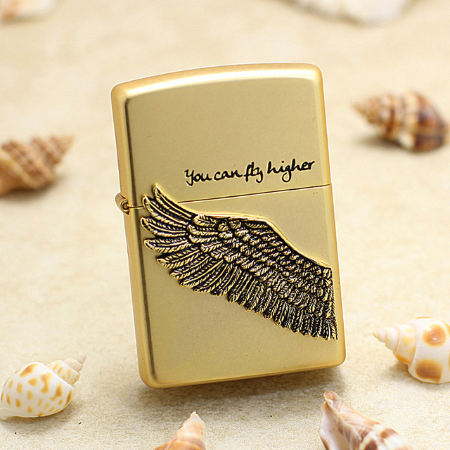 zippoLighters fly higher wings(Golden sand)ZBT-1-2D