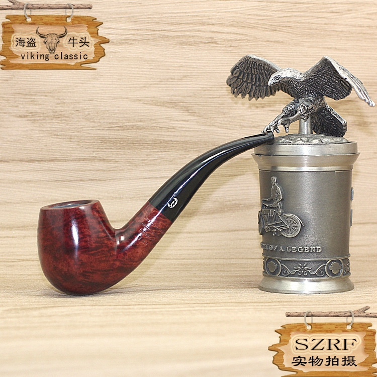 Phoebe pipe Pirate Niutou small smooth curved pipeA9