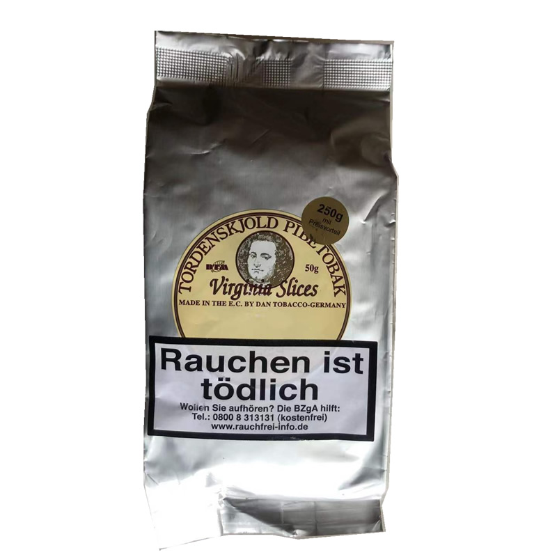 Toden portrait slice bag250g Dan Tobacco Tordenskjold Virginia Slice