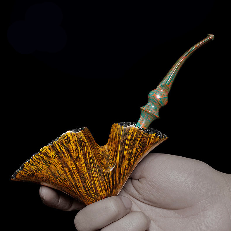 石楠木瘤皮战斧手工烟斗51yd-a-003