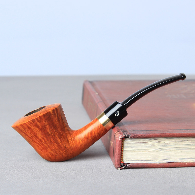 石楠木V型金圈烟斗51yd-022