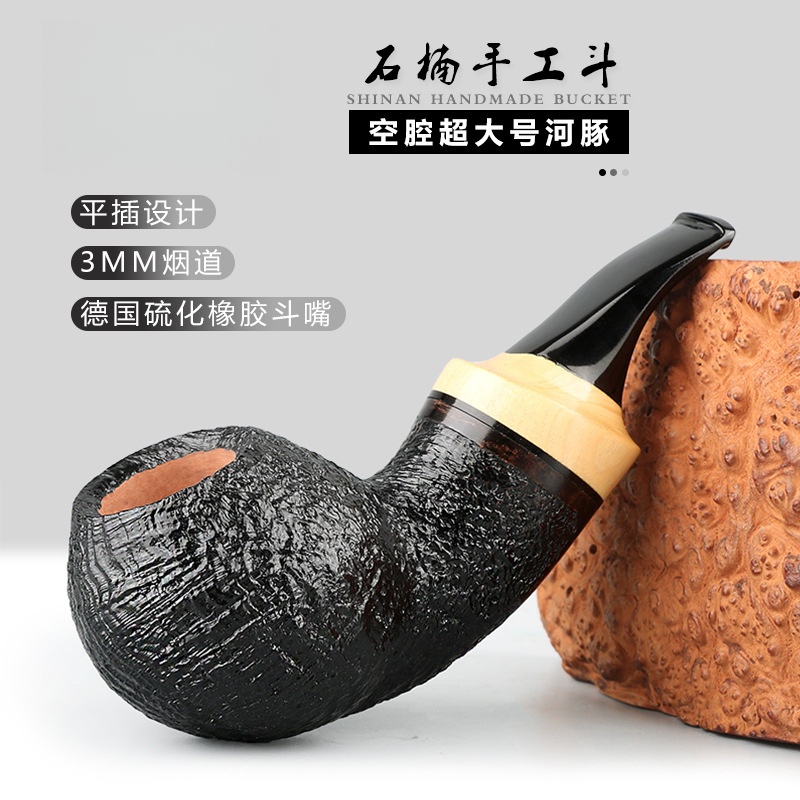 精品手工超大号河豚空腔大气室西班牙进口石楠根51yd-a00315